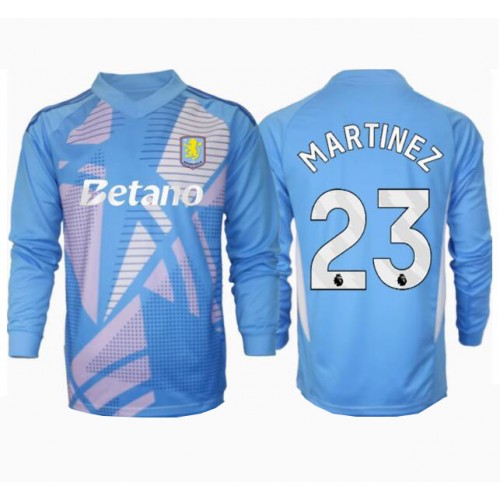 Fotballdrakt Herre Aston Villa Emiliano Martinez #23 Keeper Tredjedrakt 2024-25 Langermet